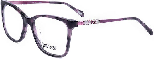 Just Cavalli Plastic Eyeglass Frame Purple JC007 09SJ