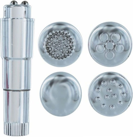 Toyz4lovers Candy Pie Sweepy Vibrator Mini Δονητής Μασάζ 10cm Silver