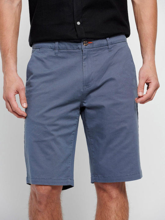 FBM007-00103 Bermudă de Bărbați Chino China Blue