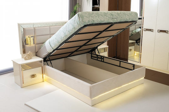 Stewehome Set Mobilier Pentru Dormitor 5 Bucăți – Design Luxos și Rafinat 160x200cm
