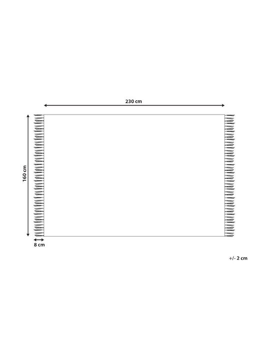 Beliani Covor Rectangular Bej 160x230cm