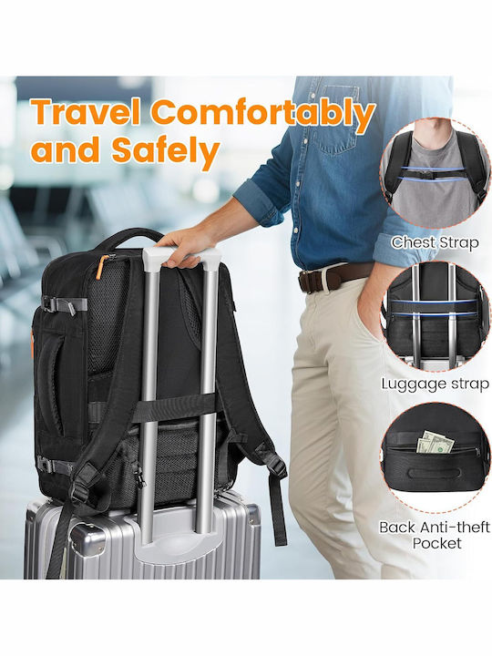 Matein Backpack Αδιάβροχο 30lt Μαύρο