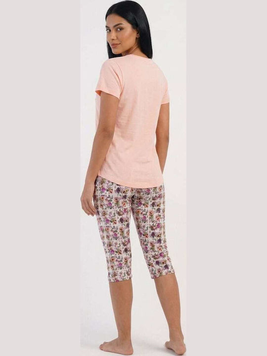 Vienetta Secret Summer Women's Pyjama Kit Cotton Pink