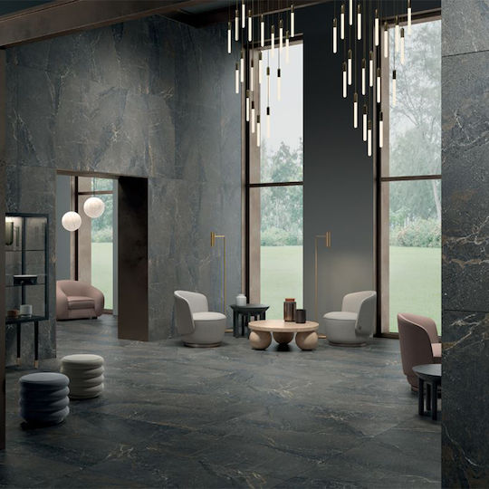 Lea Placă De Podea Interioră Mată 120x60cm Dark