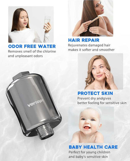 Shower Water Filter KDF / Activated Carbon 11162