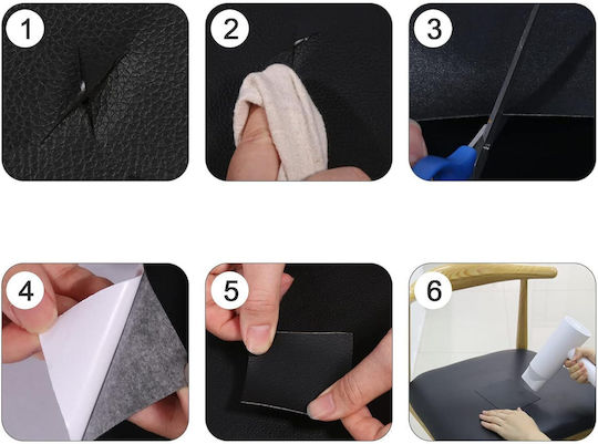 Self-Adhesive Synthetic Leather Patch Household Use Accessory 48825