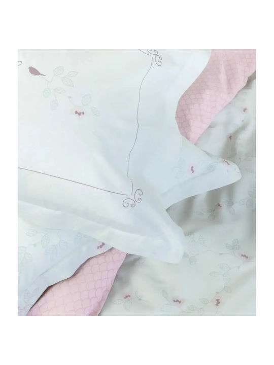 Nima Set Bed Sheets Double With Rubber Hugger 160x200+32cm Mint (4pcs)