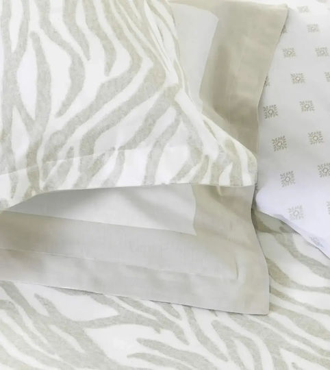 Nima Set Bettlaken Halbdoppel 190x260cm Posh Beige 3 Stück