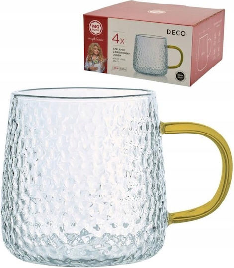 Orion Cană Ceramică Galbenă 350ml