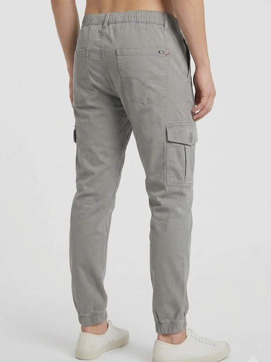 Trousers Cargo Elastic in Slim Fit Ice Grey