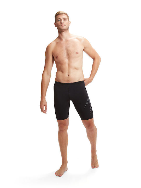 Speedo M Hyper Boom Placement Ανδρικό Αγωνιστικό Jammer Μαγιό Κολύμβησης Μαύρο