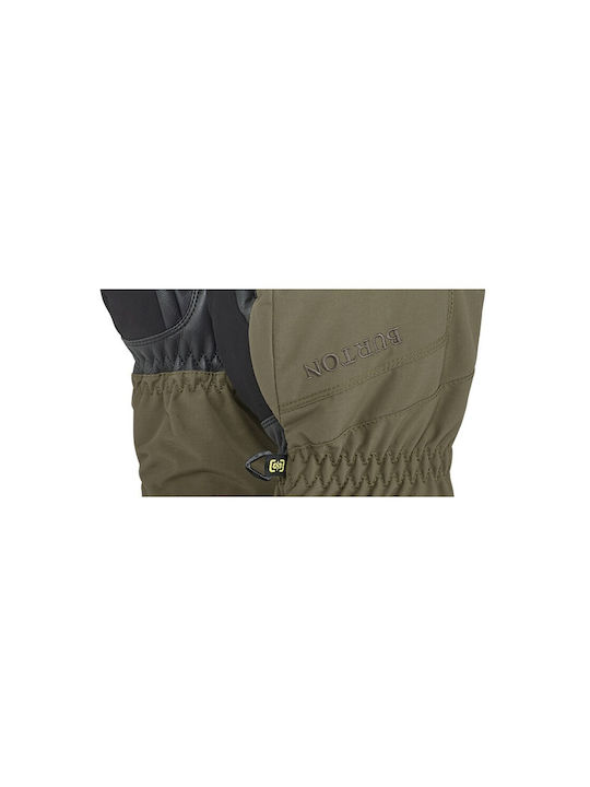 Burton Profile Glove Martini Olive 103551-093 Men's Ski & Snowboard Gloves Green