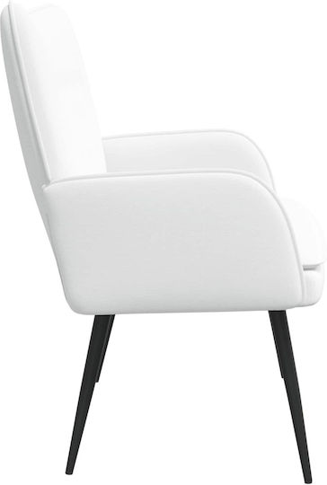Doppelsitzer Sofa Weiß 115x61x87cm
