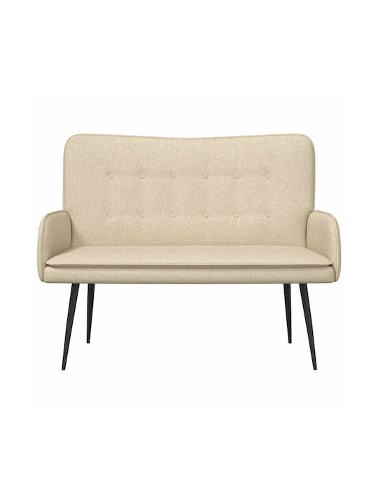 Двуместен Диван Крем 115x61x87см