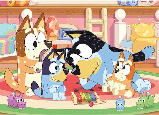 Lisciani Kinderpuzzles Plus Doppelseite Bluey 24 Teile 116799