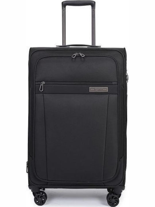 Large Fabric Suitcase Cardinal 5200/78 Black