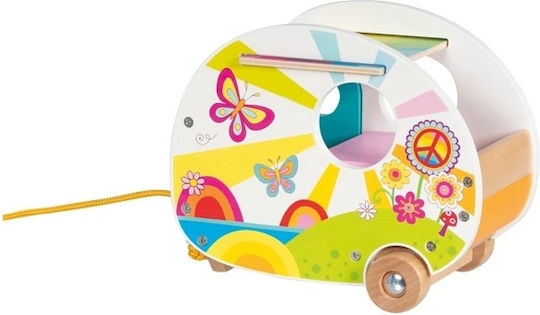 Ξύλινο Τροχόσπιτο Happy Campers Goki 51431