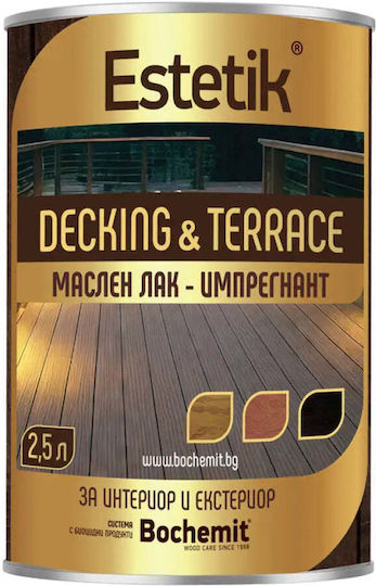 Oil Varnish Impregnant Teak 2.5 L Bochemit Estetik