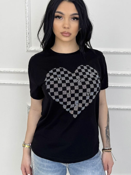 T-Shirt Черен