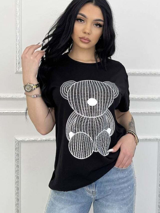 Γυναικείο T-shirt Black