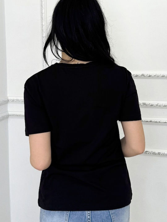 Γυναικείο T-shirt Μαύρο