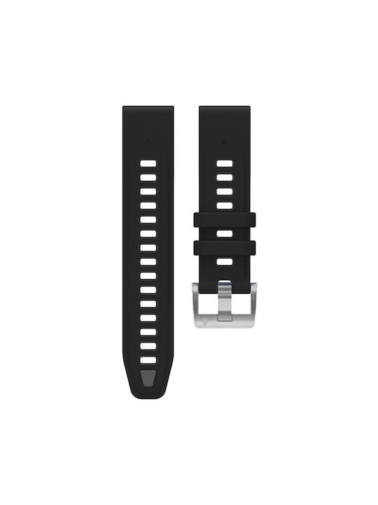 Λουράκι Μαύρο (Fenix 5S/5S Plus/6S/6S Pro/7S/7S Pro/8 (43mm)Amazfit Balance)