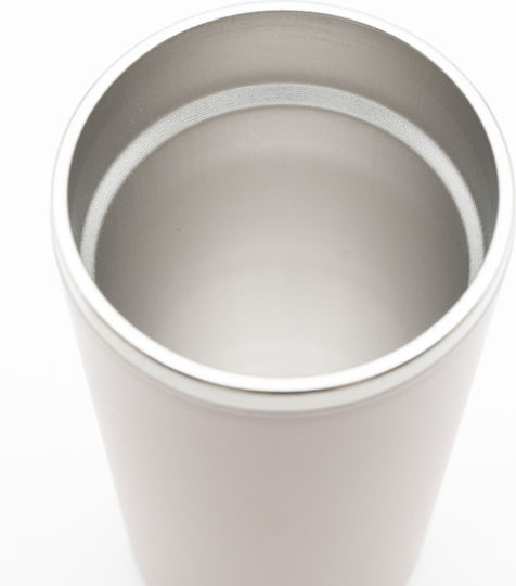 TnS Ποτήρι Θερμός Ανοξείδωτο 420ml Καφέ με Επιστόμιο