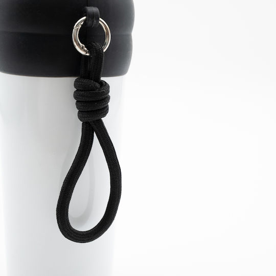 TnS Μπουκάλι Θερμός 800ml Καφέ με Καλαμάκι και Λαβή