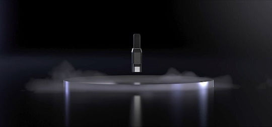 Rolling Square Keychain USB-A to Lightning Cable 15W Γκρι