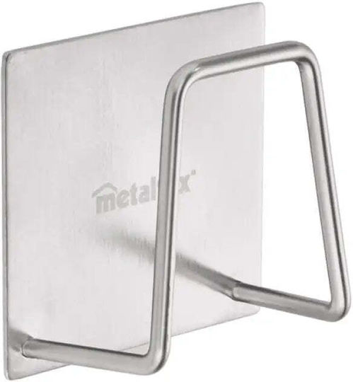 Metaltex Θήκη για σφουγγάρι από Ανοξείδωτο Ατσάλι Ασημί