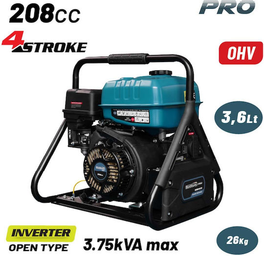 Bormann Pro BGB4035 Gasoline Inverter Generator Four-Stroke with Maximum Power 2.8kVA