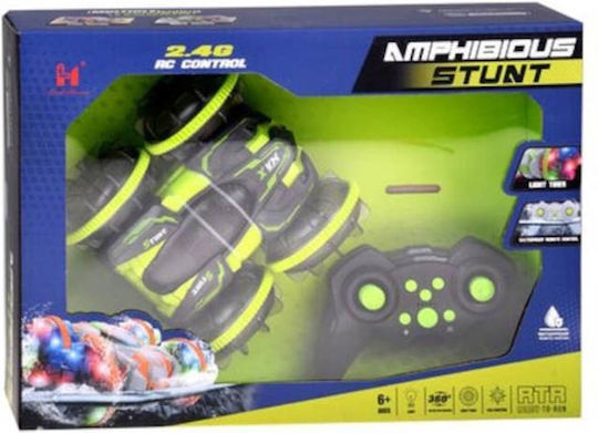 Jokomisiada Amfibia 2in1 Stunt R C Remote Controlled Car Drives Floats Lights Rc0735