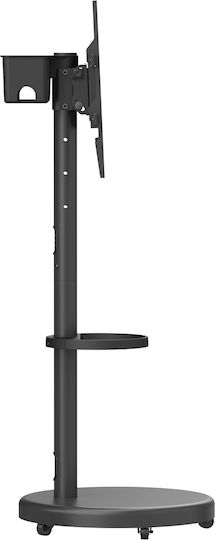 Brateck FS38-46TWE Suport TV de Pardoseală cu Braț de Extensie până la 86" și 50kg Negru