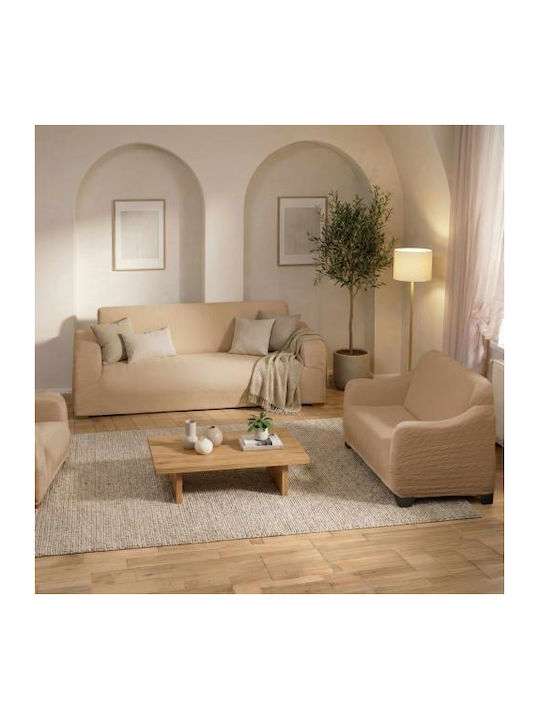 Linea Home Fin Σετ Ελαστικά Καλύμματα Σαλονιού Γκρι