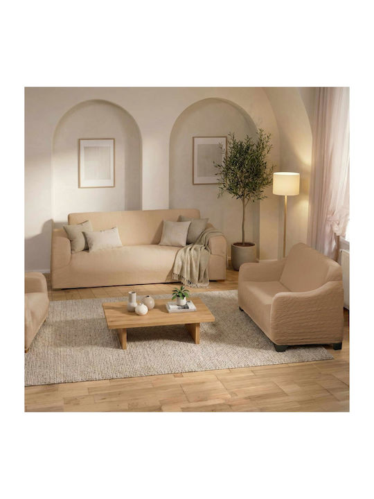 Linea Home Baroque Σετ Ελαστικά Καλύμματα Σαλονιού Elephant 3τμχ