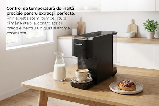 Heinner Καφετιέρα για Κάψουλες Nespresso Μαύρη