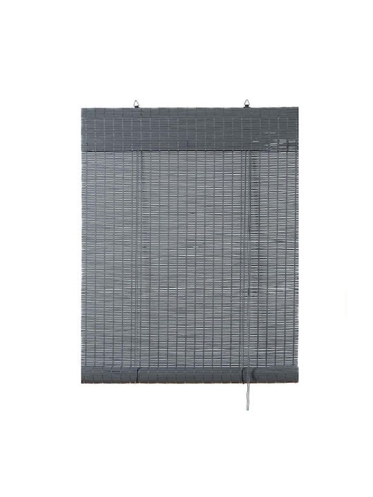 Bamboo Blinds Shade in Gray Color P60xH160cm