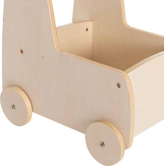 Homemarkt Troler Copii Căruț Ricki Hm18341.01 Mdf & Placaj Natural 33x45x50cm