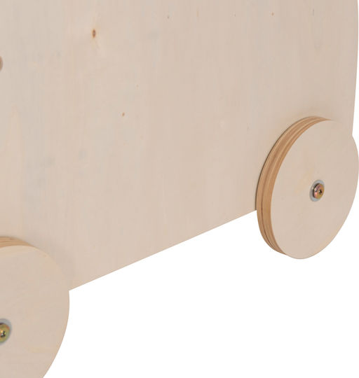 Homemarkt Troler Copii Căruț Ricki Hm18341.01 Mdf & Placaj Natural 33x45x50cm