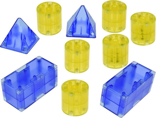 Jokomisiada Cărămizi Magnetice 3D Iluminate Cărămizi Magnetice 64 Piese Za5240