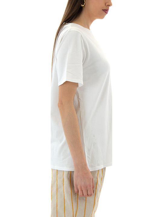 Women's T-shirt Yellow-White