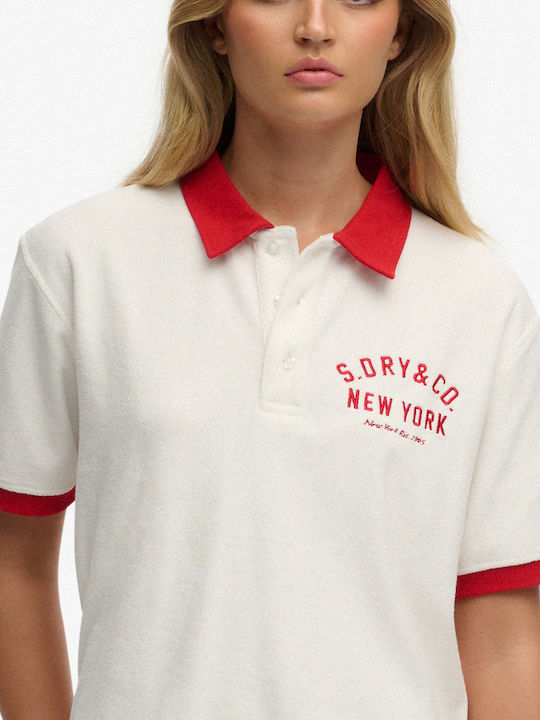 Heritage Women's Sports Polo Blouse Cream