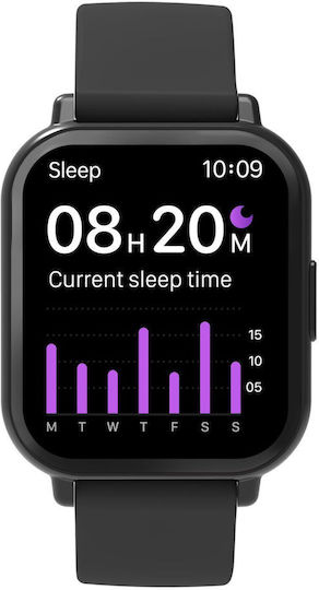 Denver SWC-176 Smartwatch With Heart Rate Monitor Black