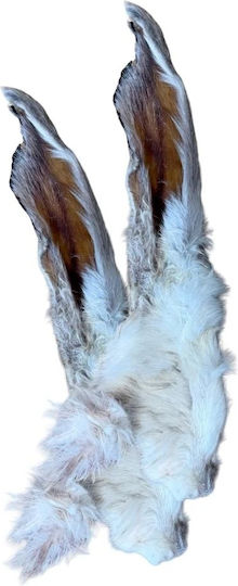 Dried Chewable Snack Rabbit Ear Fur Yoggies 4 Pieces