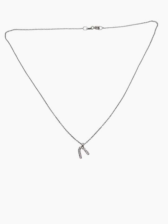 Kosmima1 Halskette Monogramm "L" aus Silber