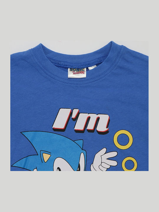 Kinderoberteile Kurzärmeliges Blaues Hedgehog
