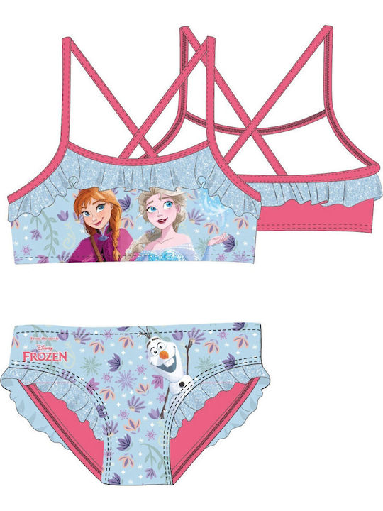 Disney Frozen Kids Swimwear Bikini Light Blue