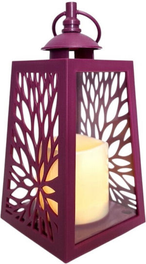 Electric Vigil Oil Lamp Cortina Led Design & Purple Candle