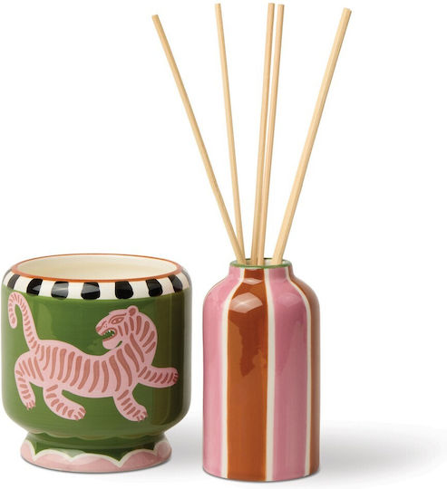 A Dopo Tiger Keramik Diffusor 118ml Schwarz Zeder & Feige Paddywax