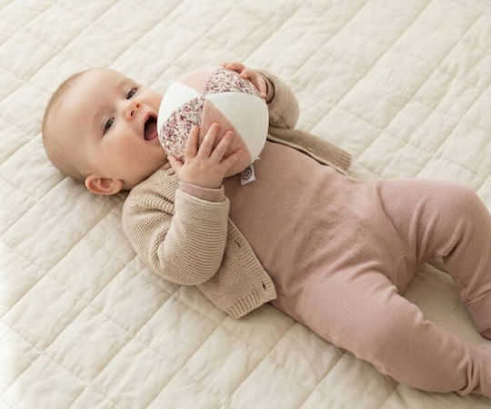 Baby Toy Velvet Baby Rattle Ball Fawn Ella 10cm Bieco